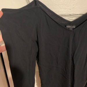 Kendall & Kylie Cold Shoulder Long Sleeve